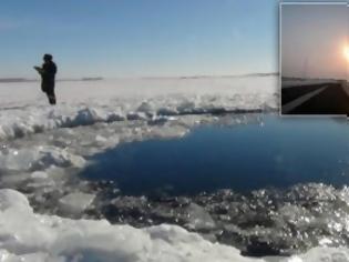 Φωτογραφία για Δείτε: Εδώ έπεσε ο μετεωρίτης στη Ρωσία