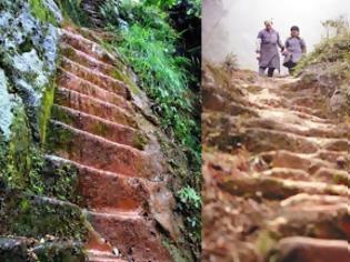 Φωτογραφία για Έσκαψε 6.000 σκαλοπάτια στο βουνό για χάρη μιας γυναίκας!