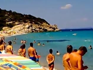 Φωτογραφία για Βίντεο σοκ! Δείτε τι εμφανίστηκε σε παραλία της Χαλκιδικής (video)
