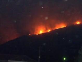 Φωτογραφία για Απειλεί τρία χωριά η φωτιά στη Λιβαδειά